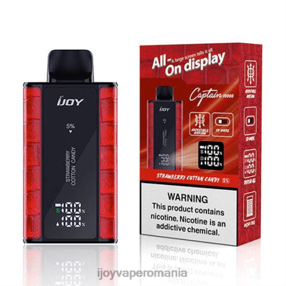 iJOY Bar Captain de unică folosință 8FVV95 - iJOY Vape Disposable vată de zahăr cu căpșuni
