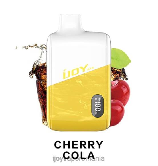 iJOY Bar IC8000 de unică folosință 8FVV181 - iJOY Vape Review cola cu cireșe
