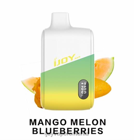 iJOY Bar IC8000 de unică folosință 8FVV186 - iJOY Vapes Online afine mango pepene galben