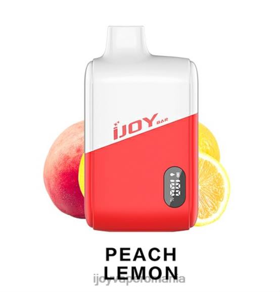 iJOY Bar IC8000 de unică folosință 8FVV190 - iJOY Vape Bucureşti lămâie piersică
