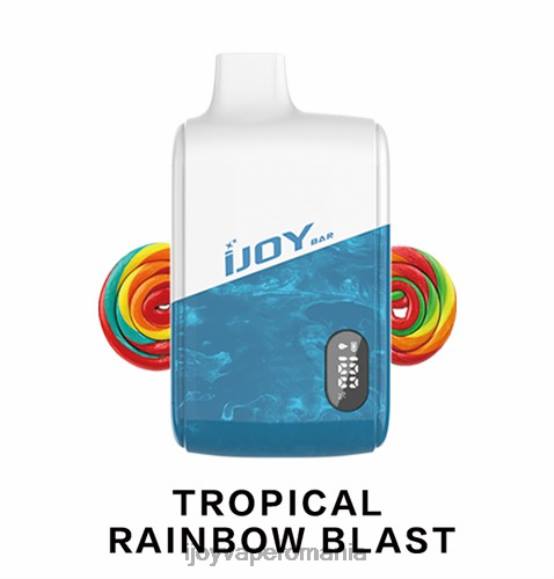 iJOY Bar IC8000 de unică folosință 8FVV197 - Order iJOY Vape explozie de curcubeu tropical