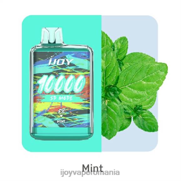 iJOY Bar SD10000 de unică folosință 8FVV167 - Order iJOY Vape mentă