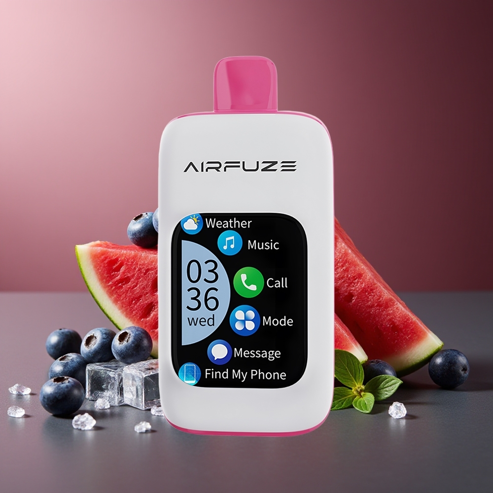 AirFuze Smart 30000 Pufuri Vape Afină Pepene Verde Tip-C 900mAh