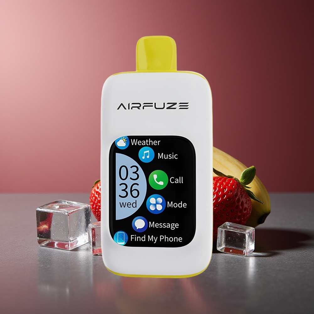 AirFuze Smart 30000 Pufuri Vape Căpșuni Banane 5% 900mAh