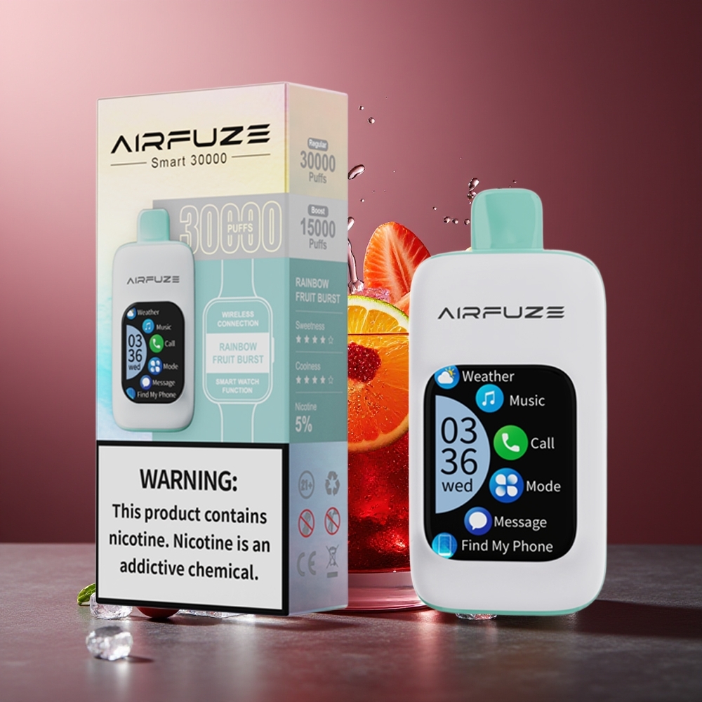 AirFuze Smart 30000 Pufuri Vape Explozie de Fructe în Curcubeu Tip-C 900mAh