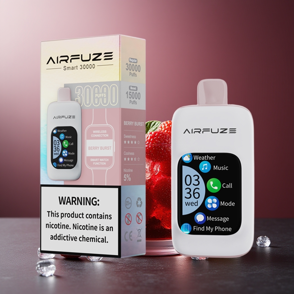 AirFuze Smart 30000 Pufuri Vape Explozie de fructe de pădure 900mAh Tip-C