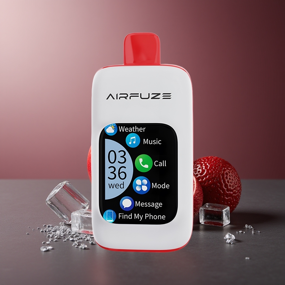 AirFuze Smart 30000 Pufuri Vape Triple Măr cu 5% Nicotină și Display Tactil