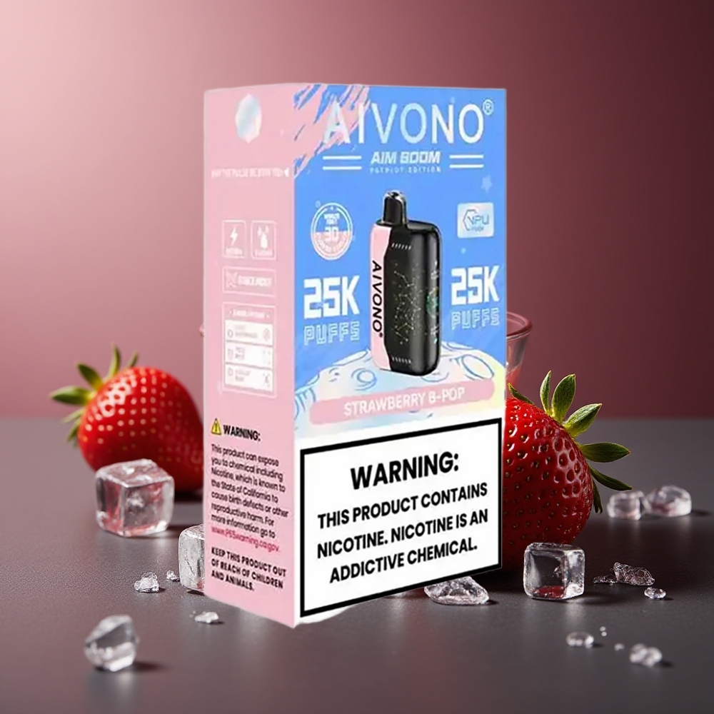 Aivono Aim Boom 25000 Pufuri Capsuni B Pop 28ml Type-C