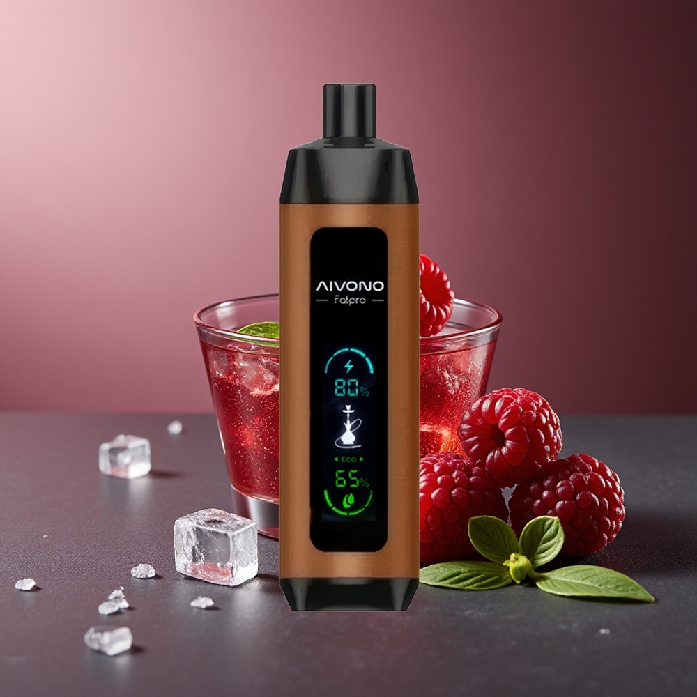 Aivono Aim Fatpro 22000 Pufuri Cireșă Zmeură Reîncărcabil 0.6 ohm