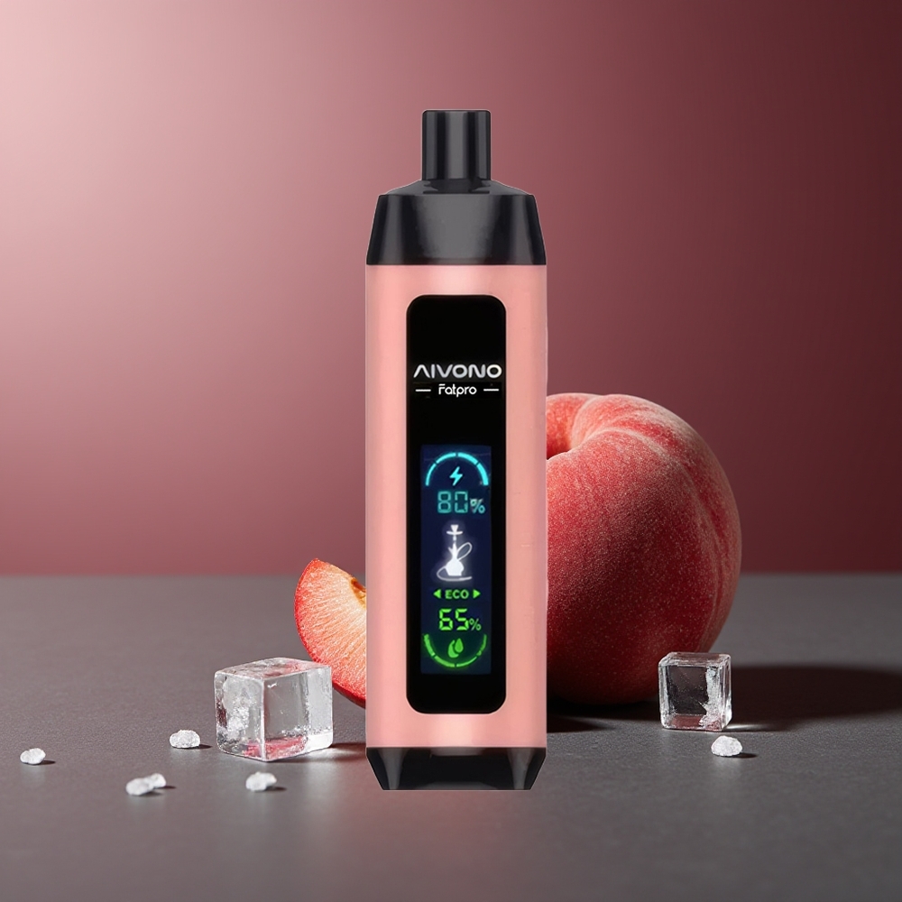 Aivono Aim Fatpro 22000 Pufuri Gheață de piersică 28ml 600mAh