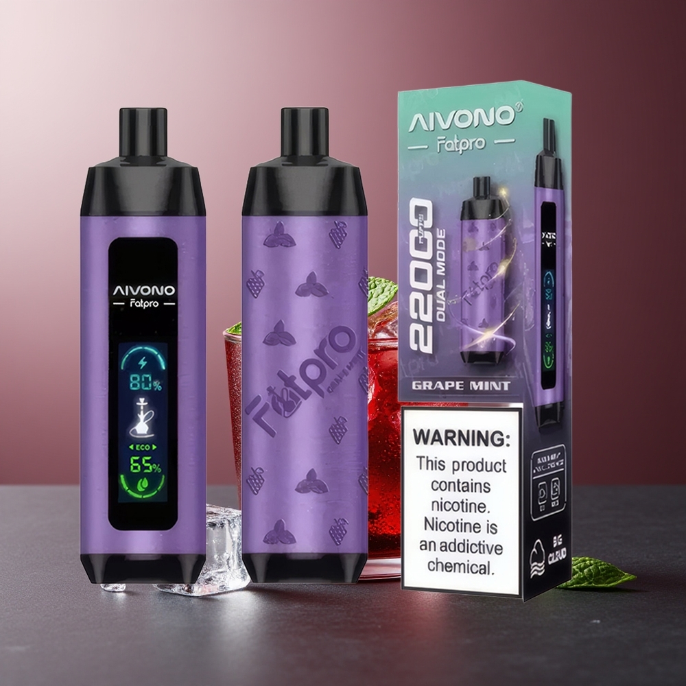 Aivono Aim Fatpro 22000 Pufuri Struguri Menta Eco Boost