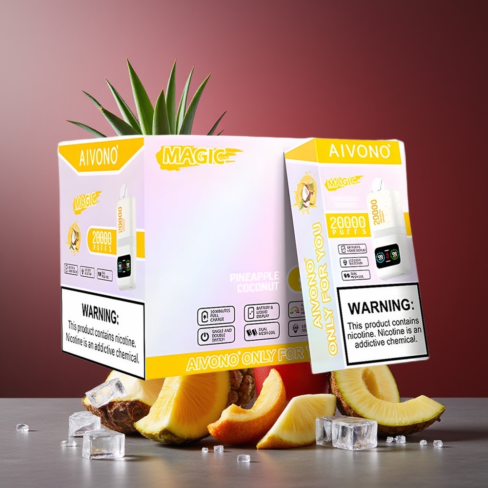 Aivono Aim Magic 20000 Pufi Ananas Coco Tip-C Reîncărcabil