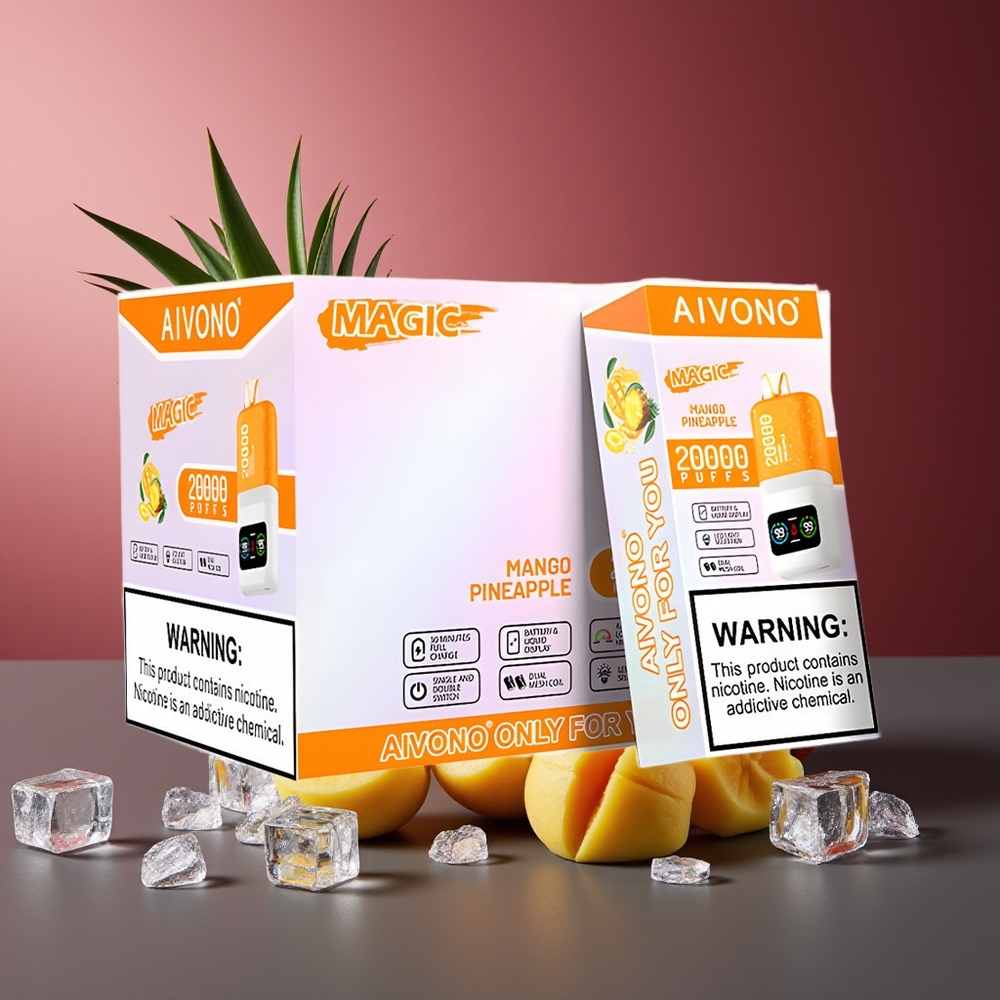 Aivono Aim Magic 20000 Pufuri Dispozabil Mango Ananas Dual Mesh Coils