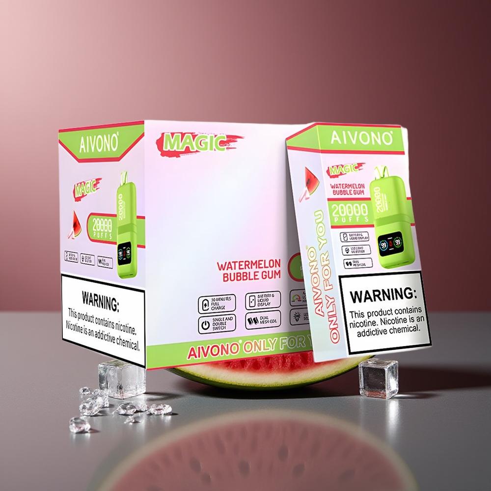 Aivono Aim Magic 20000 Pufuri E-lichid 26ml Pepene Guma Balon