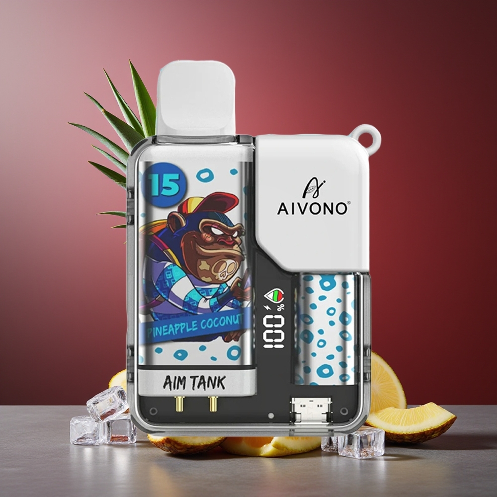 Aivono Aim-Tank 9500 Pufuri Ananas Nucă de Cocoș 18ml LCD