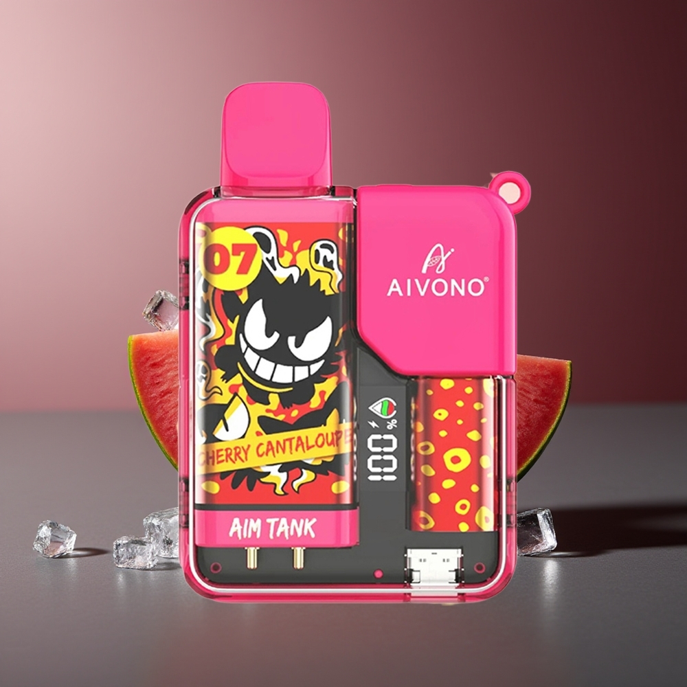 Aivono Aim-Tank 9500 Pufuri Cireșă Pepene Galben 18ml 650mAh