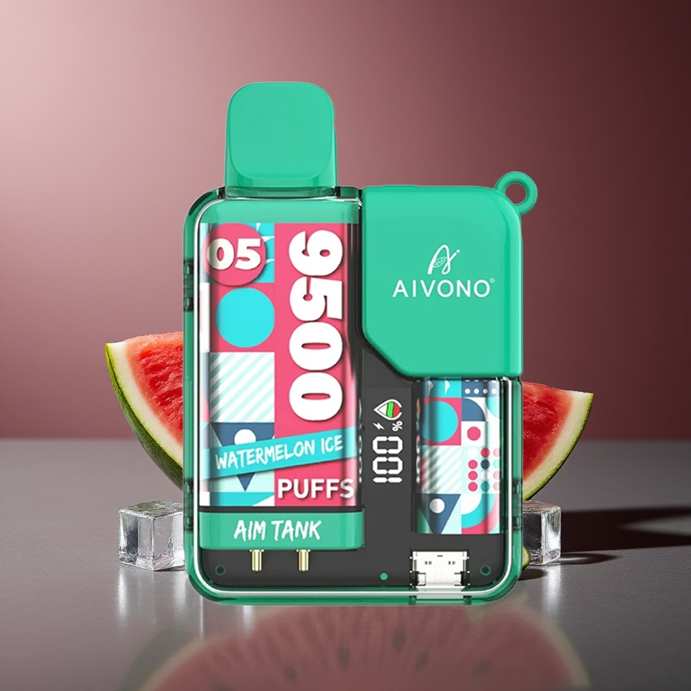 Aivono Aim-Tank 9500 Pufuri Vape Pepene Gheață 18ml 650mAh