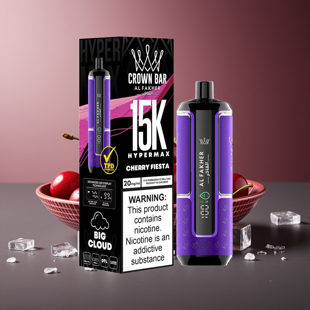 Al Fakher Crown Bar 15K Cireșe Fiesta 22ml 600mAh