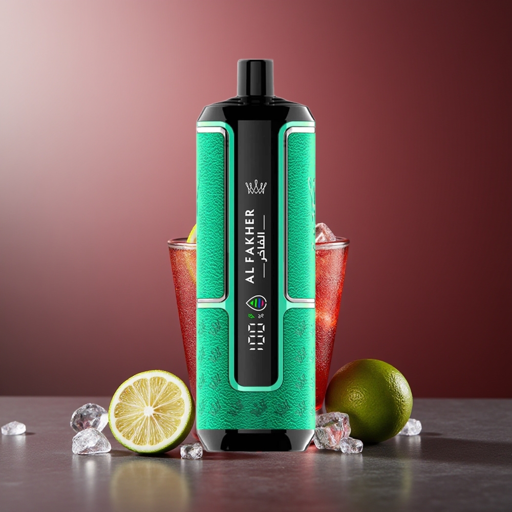 Al Fakher Crown Bar 15K Lămâie Lime Compact Portabil