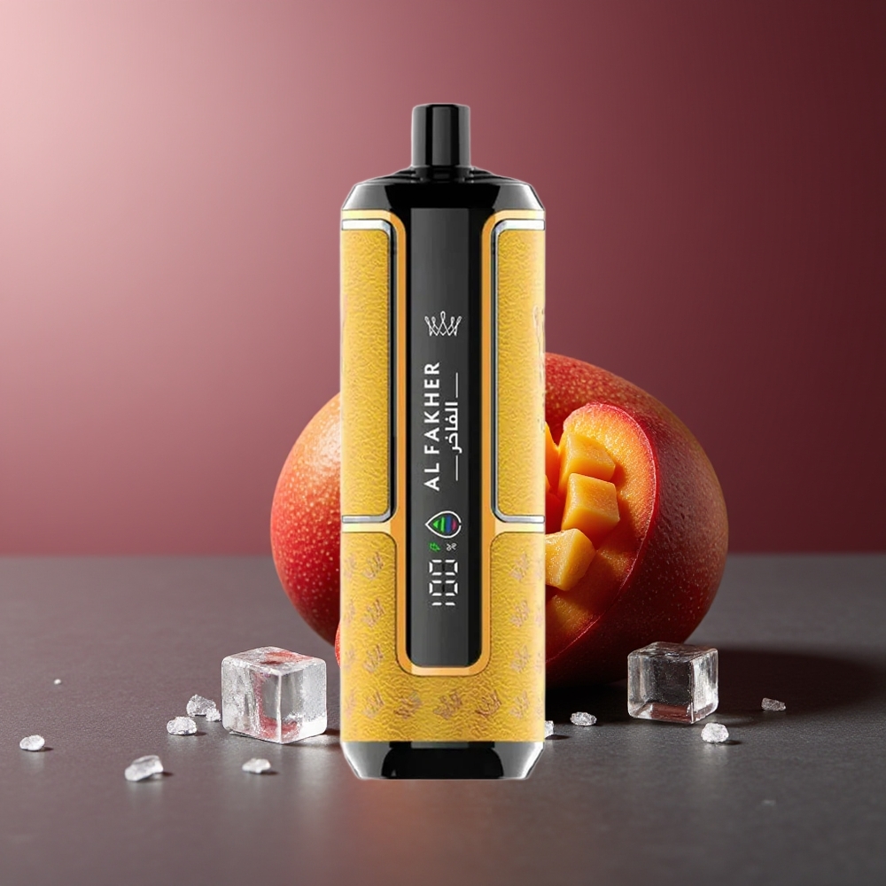 Al Fakher Crown Bar 15K Mango Gheață Portabil Hypermax