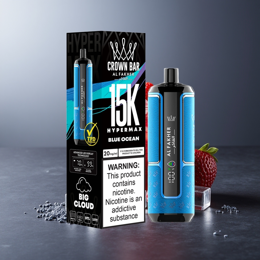 Al Fakher Crown Bar 15K Oceânul Albastru 22ml 600mAh