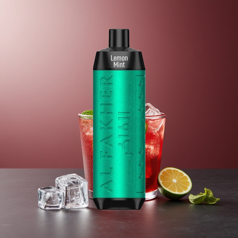 Al Fakher Crown Bar 8000 Cristal Lămâie Mentă 18ml 8000 Pufuri