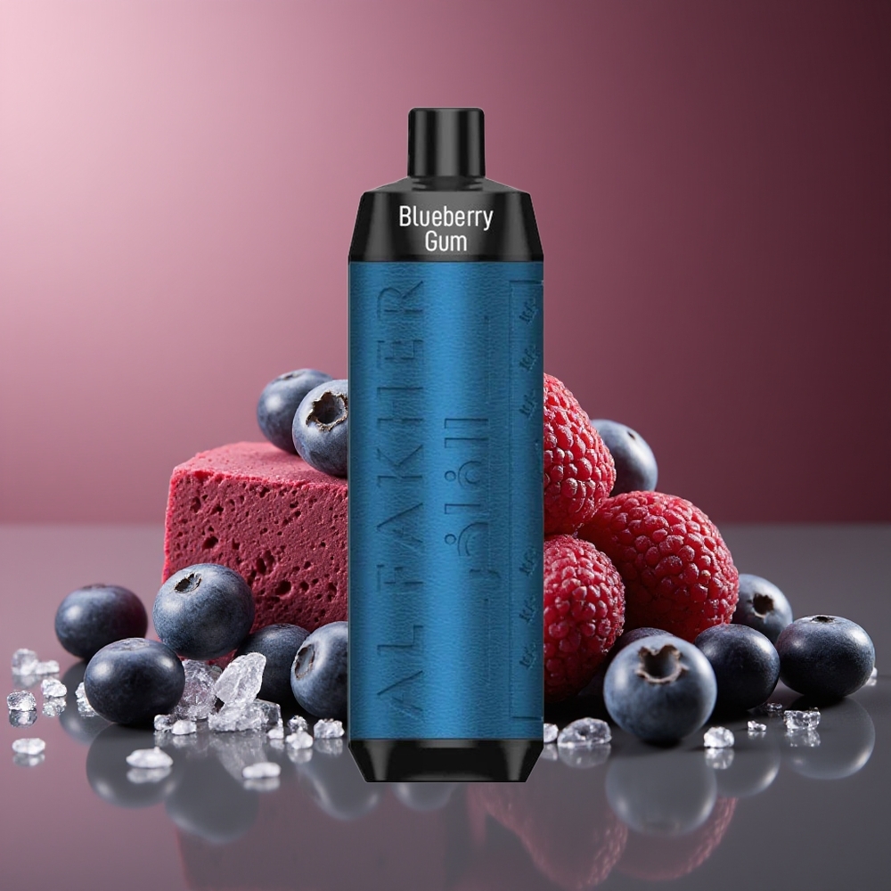 Al Fakher Crown Bar 8000 Pufuri Țigareta Electronică Dispozabilă Guma de Afine Cristal