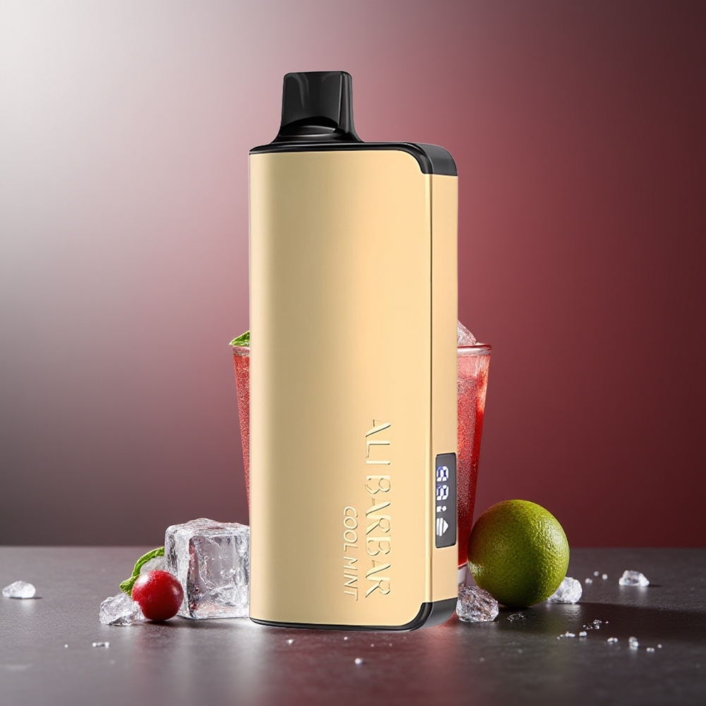 Alibarbar Ingot 9000 Pufări Mentă Răcoritoare 2350mAh LED