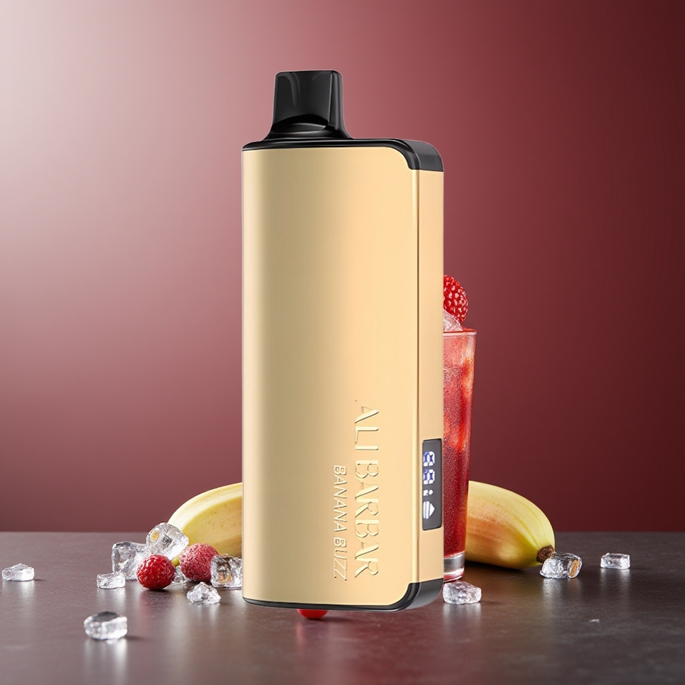 Alibarbar Ingot 9000 Pufuri Banană Buzz 2350mAh LED