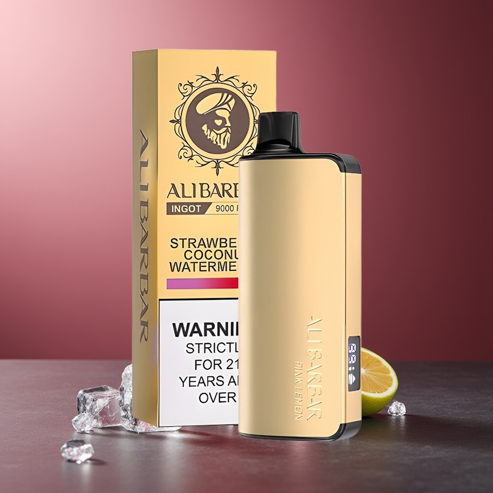 Alibarbar Ingot 9000 Pufuri Lămâie Roz 22ml 2350mAh
