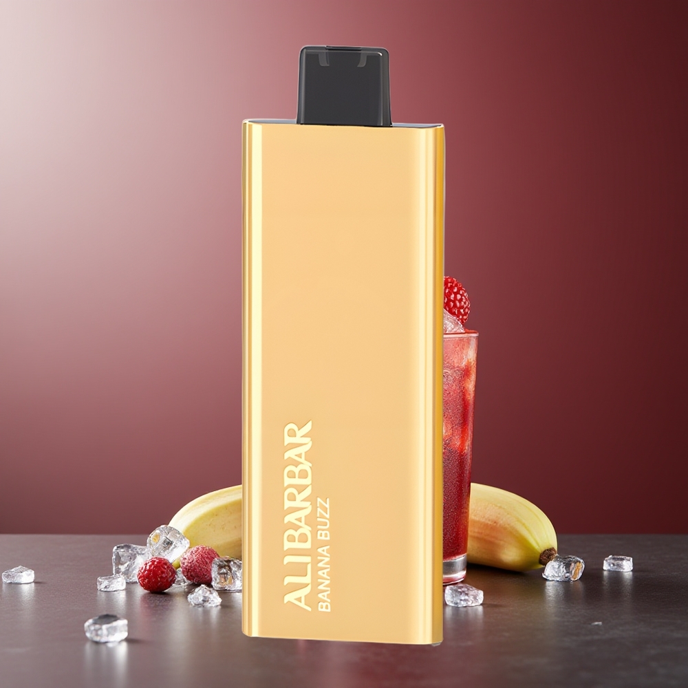 Alibarbar Pandora 7000 Pufări Țevi De Unică Folosință Banana Buzz 17 ml