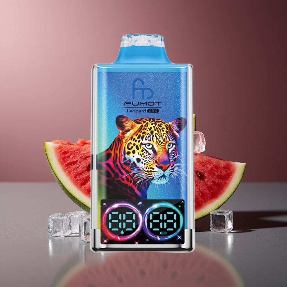 Fumot Leopard 40K Puffs Bubă de Gumă de Pepene Dual Mesh Type-C