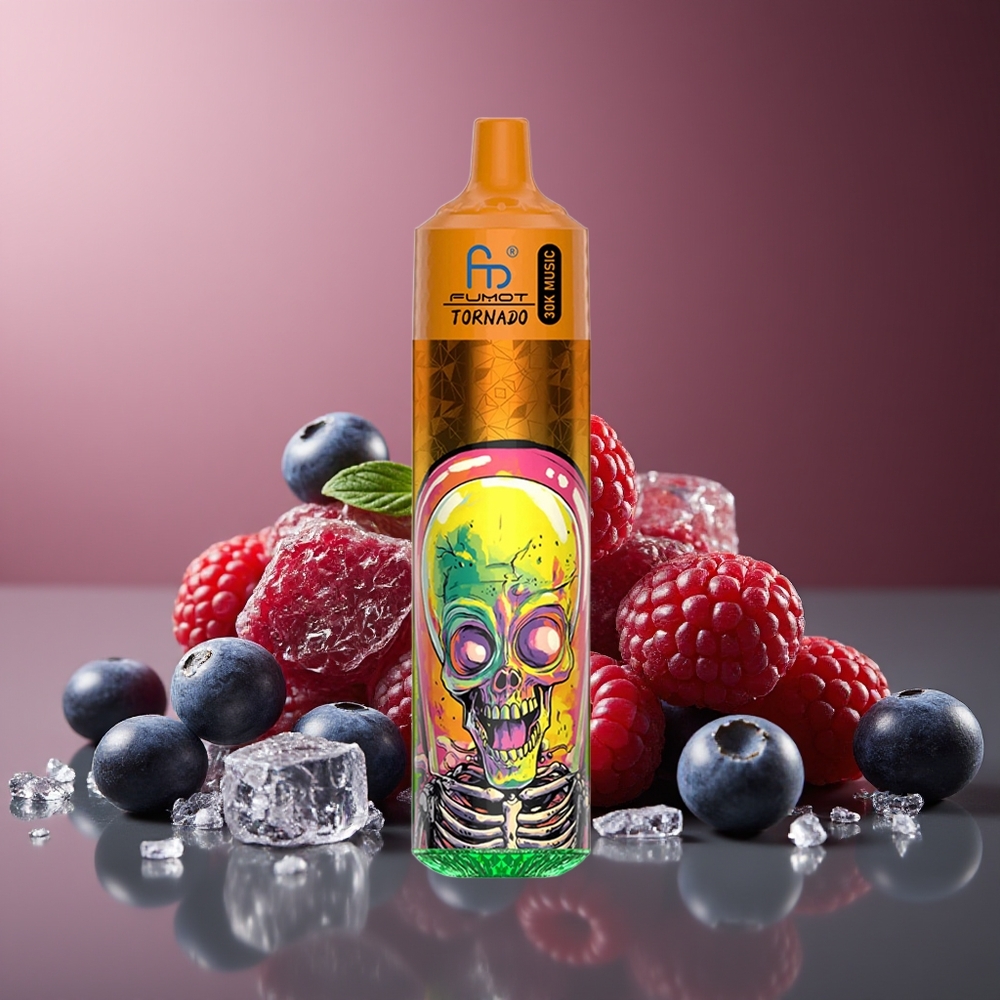 Fumot RandM Tornado 30000 Pufuri Afină Zmeură 30mL 600mAh