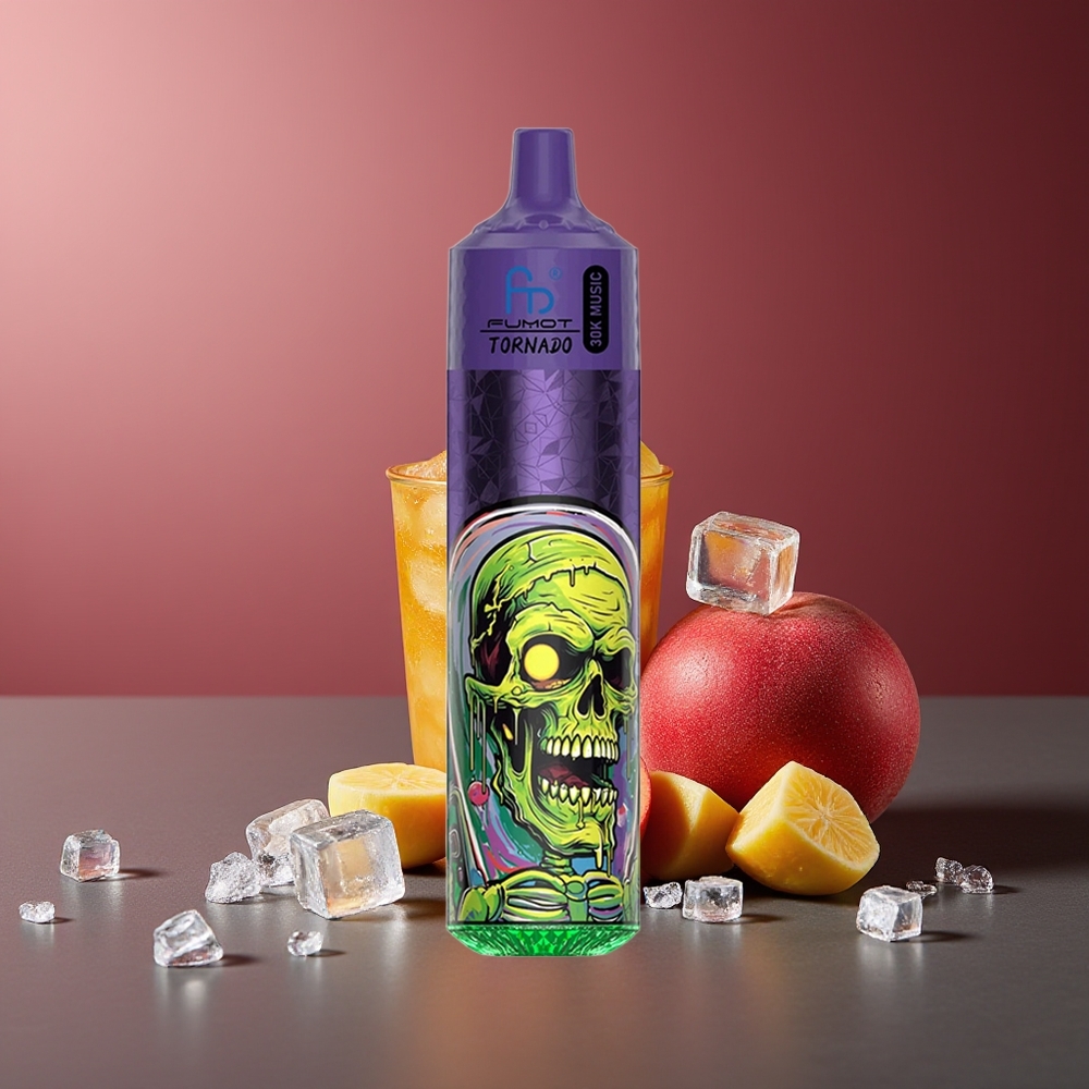 Fumot RandM Tornado 30000 Pufuri piersică mango ananas 30mL 600mAh