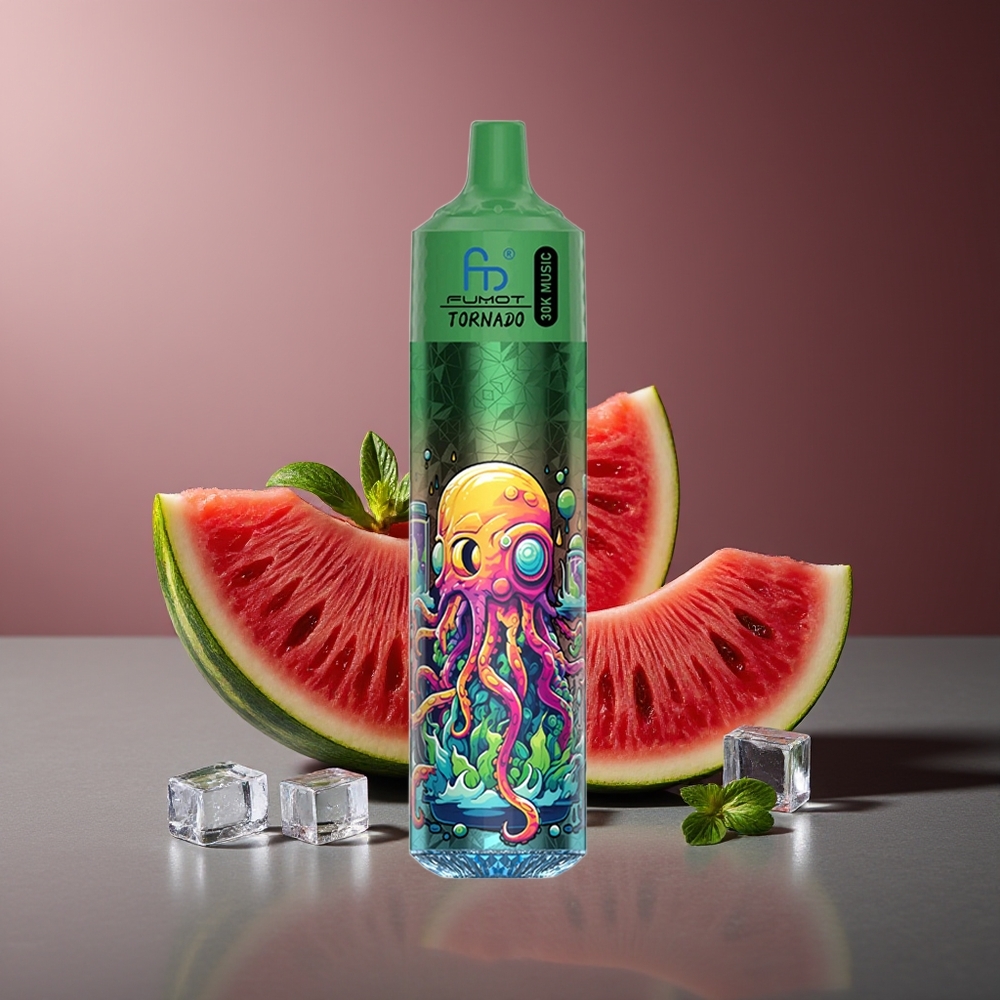 Fumot RandM Tornado 30000 de fumuri Pepene Galben Cantalup 30mL 600mAh