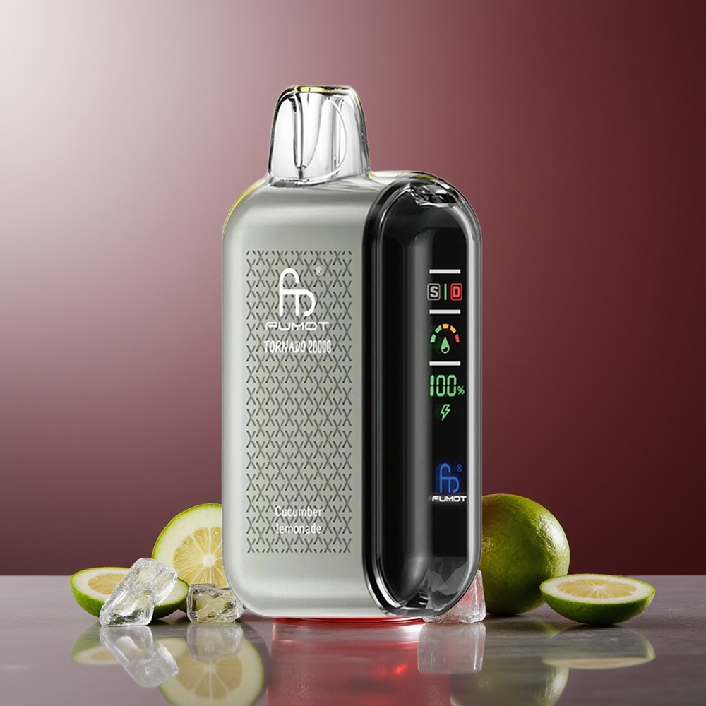 Fumot Tornado 20000 Pufări Cucumber Lemonade Baterie Recargabilă 850mAh Control Aer