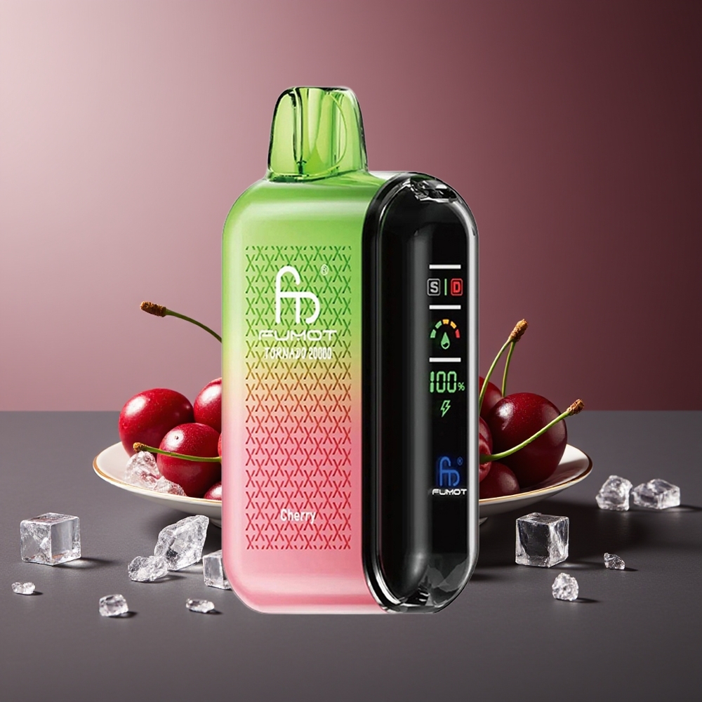 Fumot Tornado 20000 Pufuri Cireș Dual Mesh Coil Smart Display