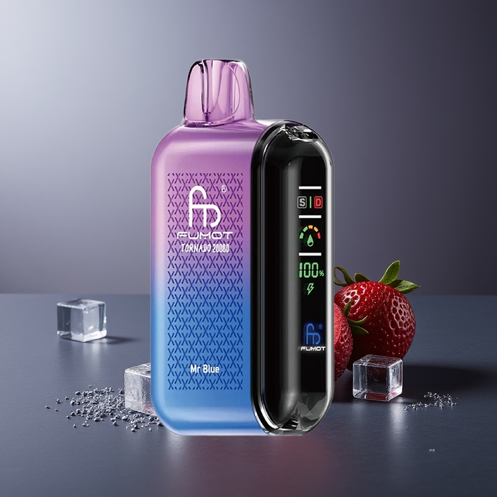 Fumot Tornado 20000 Pufuri Dual Mesh Mr Albastru