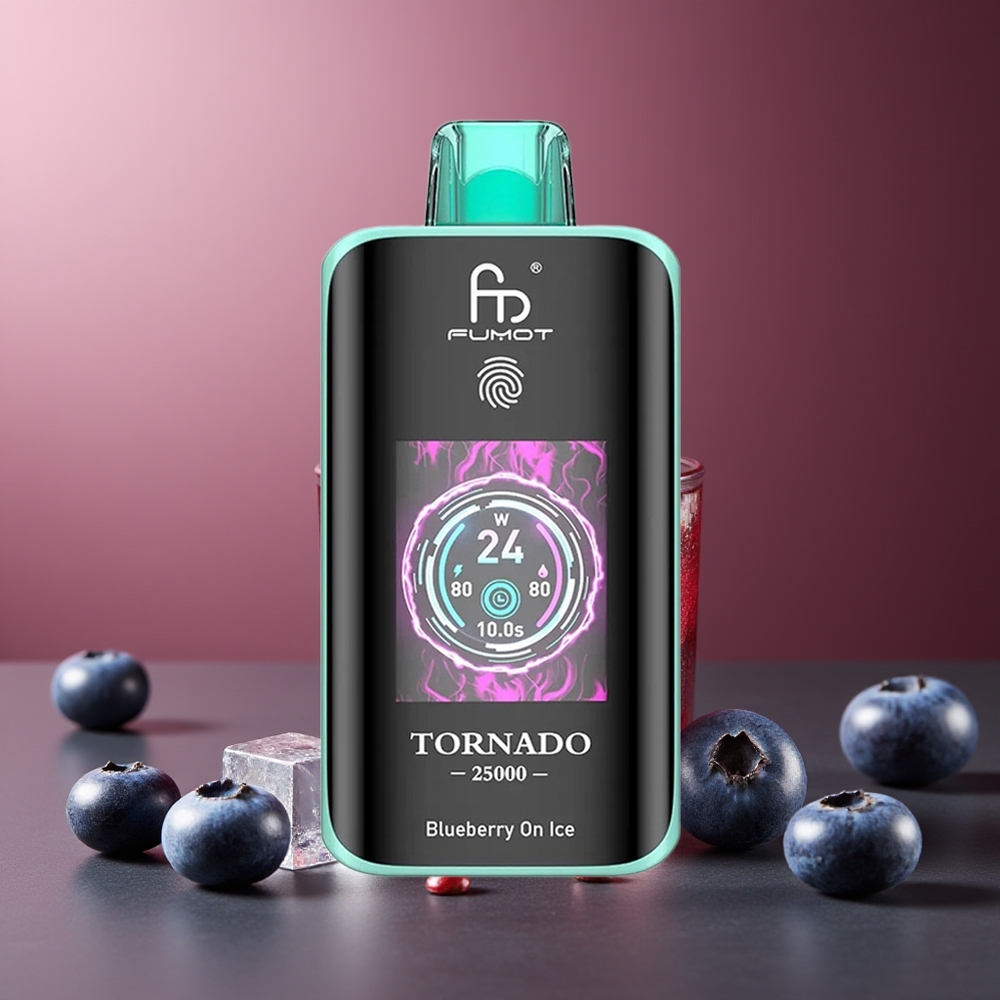 Fumot Tornado 25000 Pufuri Afină pe Gheață Baterie 700mAh Tip-C