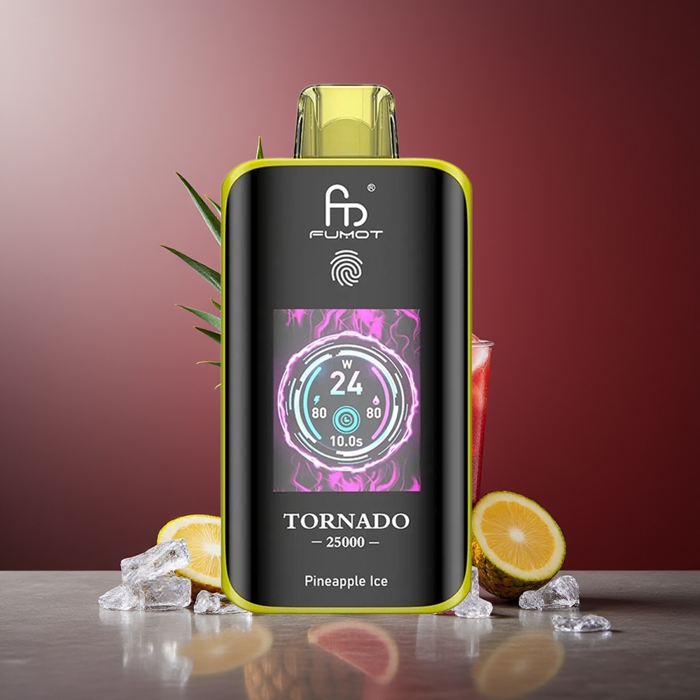 Fumot Tornado 25000 Pufuri Ananas Gheață Baterie 700mAh Port Type-C