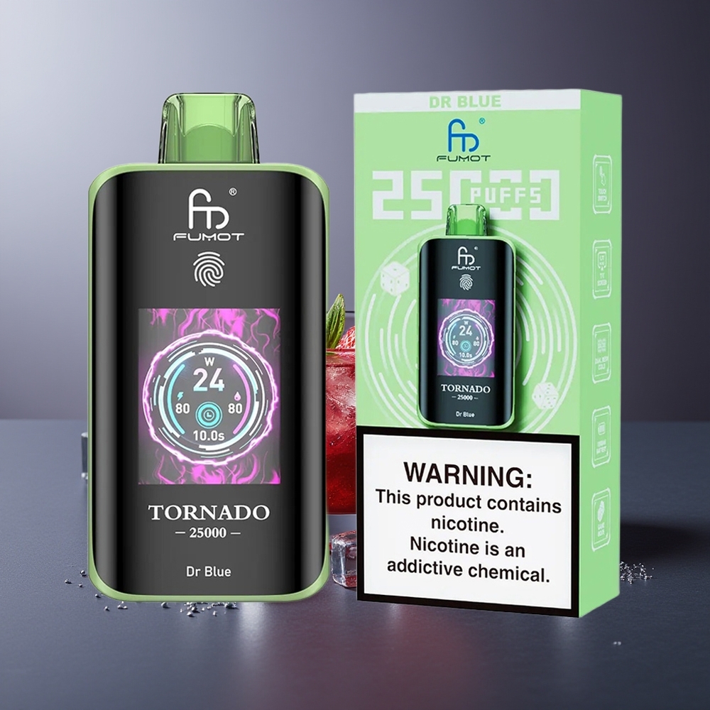 Fumot Tornado 25000 Pufuri Dr Albastru Baterie 700mAh 20ml Lichid