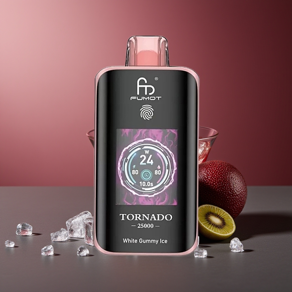 Fumot Tornado 25000 Pufuri Kiwi Fructul Pasării Guava Baterie 700mAh Tip-C