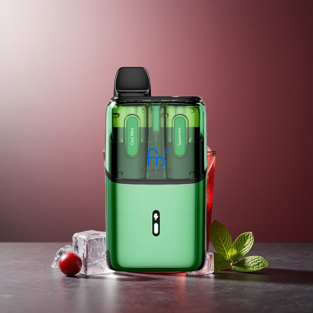 Fumot Ultra T32000 2x10ml Menta Răcoritoare - Spearmint Rețea Avansată Tip-C