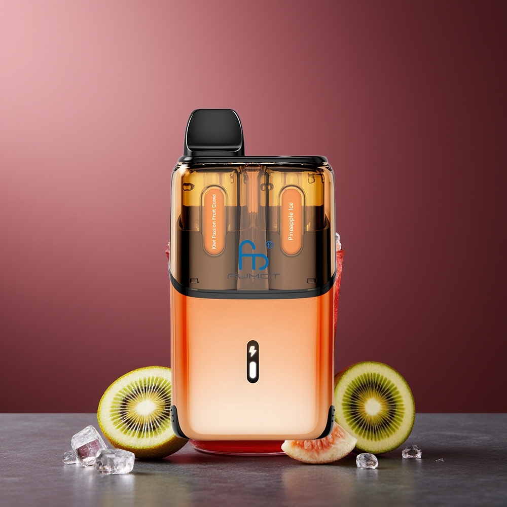 Fumot Ultra T32000 32000 Pufuri Kiwi Fructul Pasării Guava - Ananas Gheață cu Încărcare Rapidă Type-C și Coil Mesh Avansat