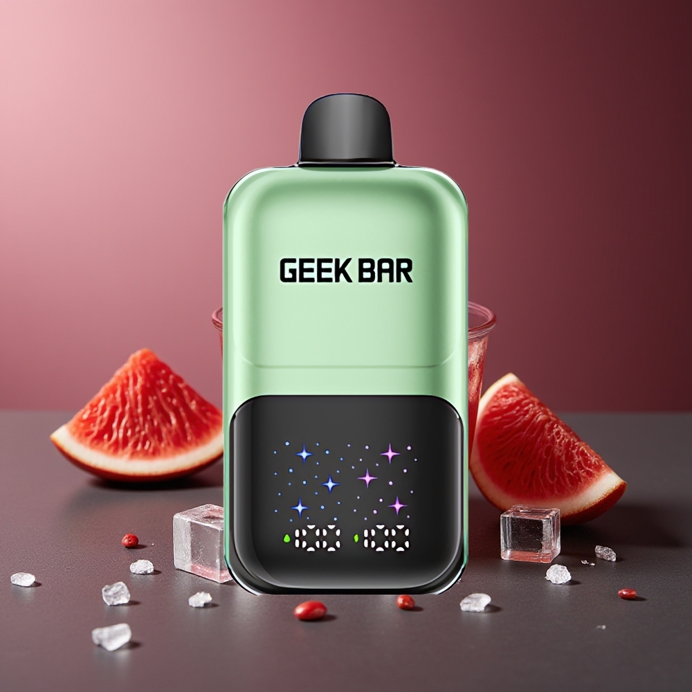 GEEK BAR 2GO 50000 Pufuri Acru Bomboane & Fructe Acide Ecran Interactiv Baterie Reincarcabila