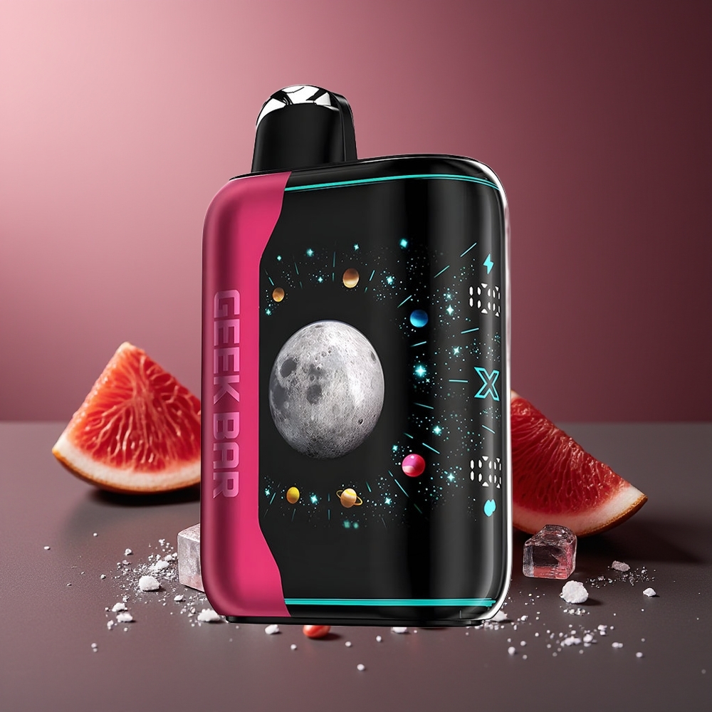 GEEK BAR Platinum Edition 25000 Pufuri Praf Roz Acru Ecran 3D Dynamic