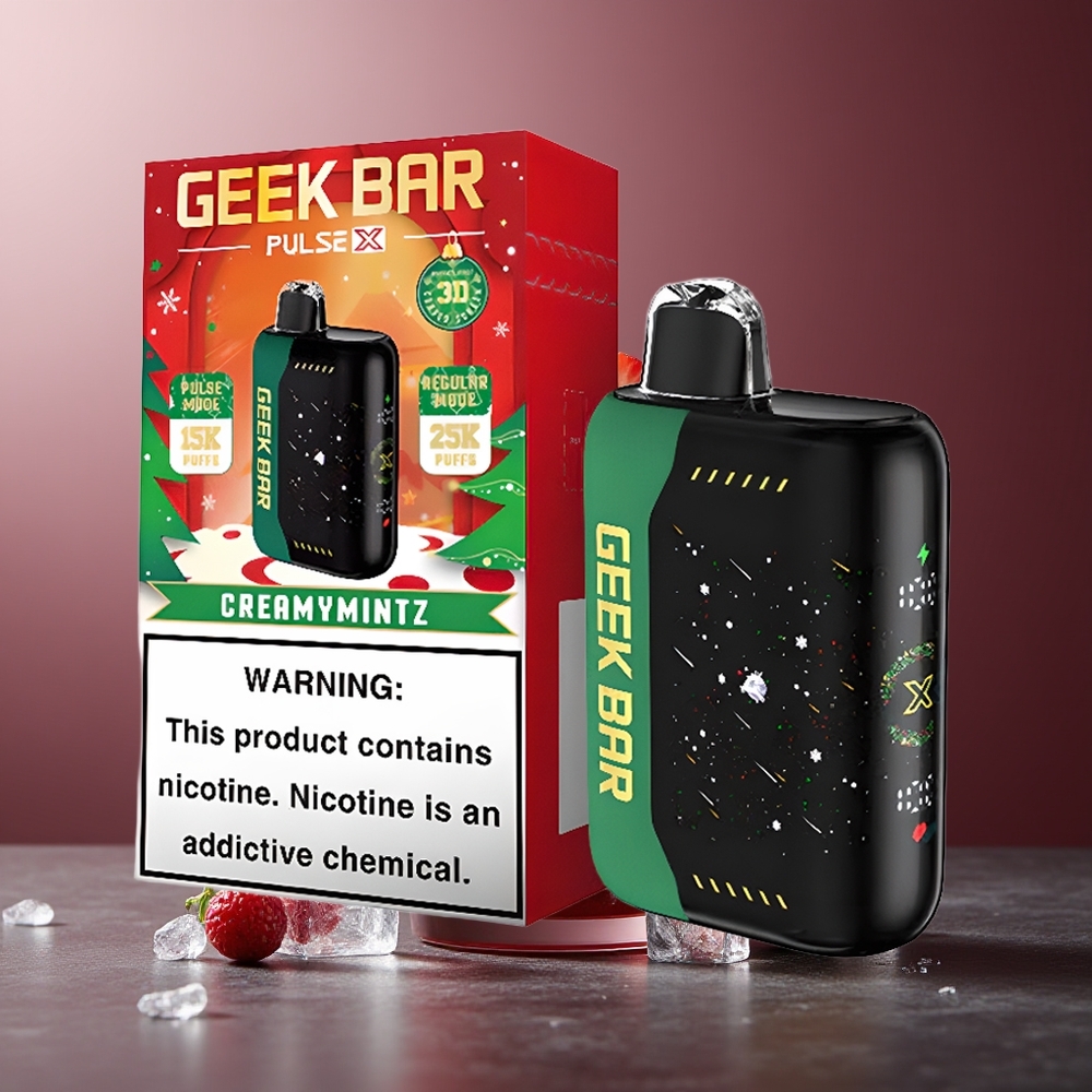 GEEK BAR Pulse X 25000 Pufuri 18mL Bucăți de Crăciun