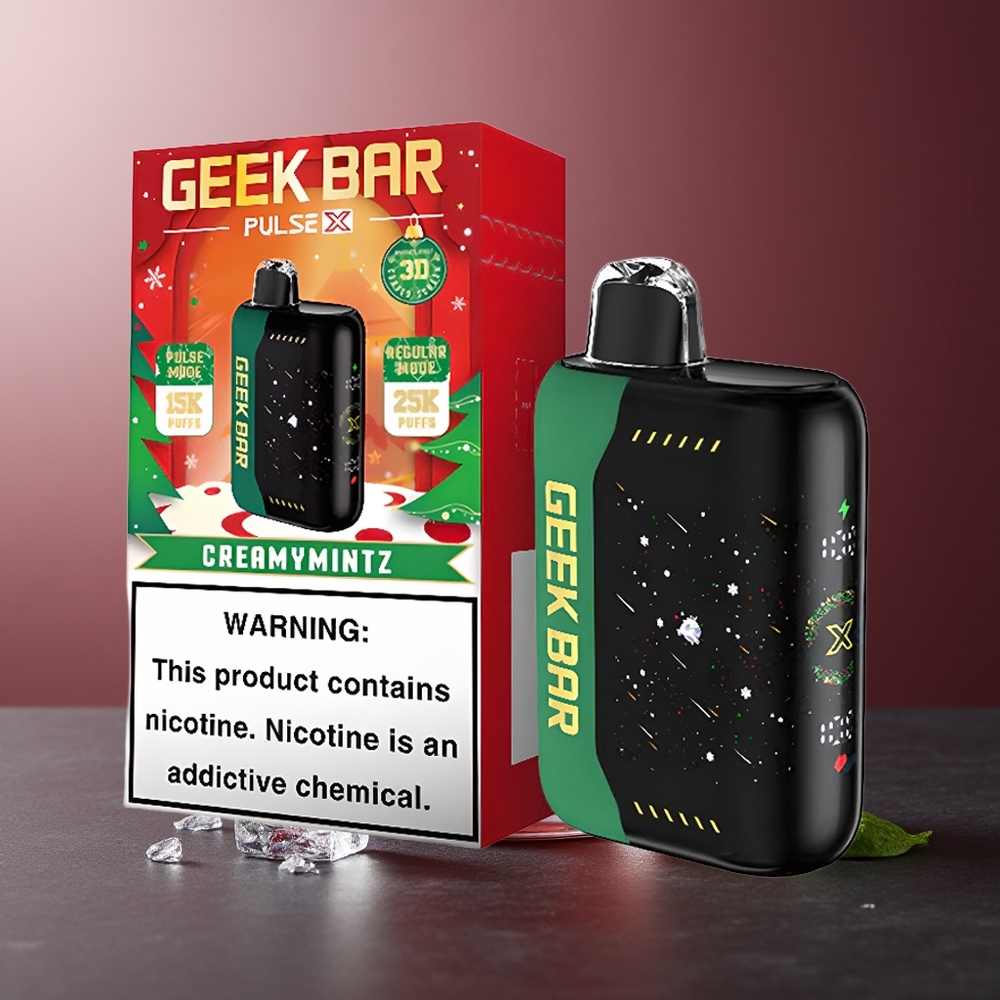 GEEK BAR Pulse X 25000 Pufuri 18mL Bucăți de Crăciun