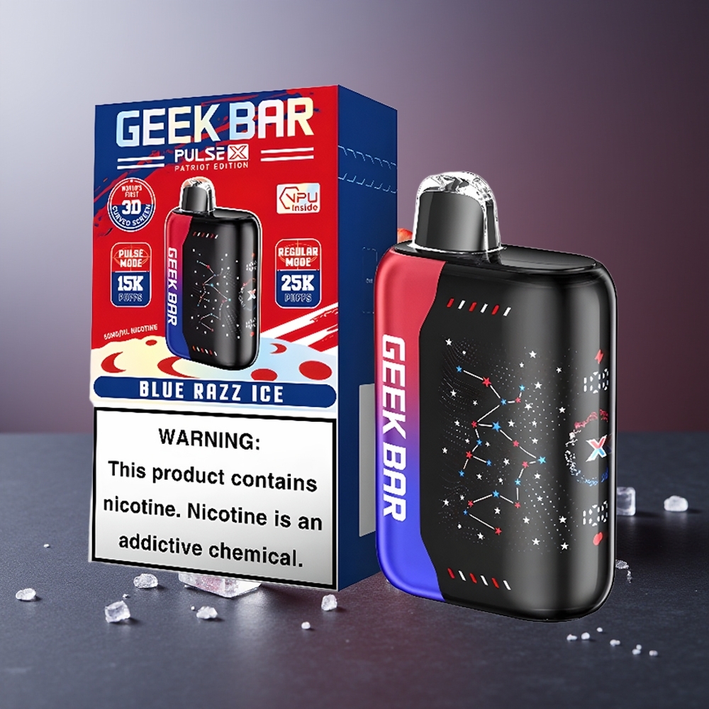GEEK BAR Pulse X 25000 Pufuri 18mL Patriot Ediție