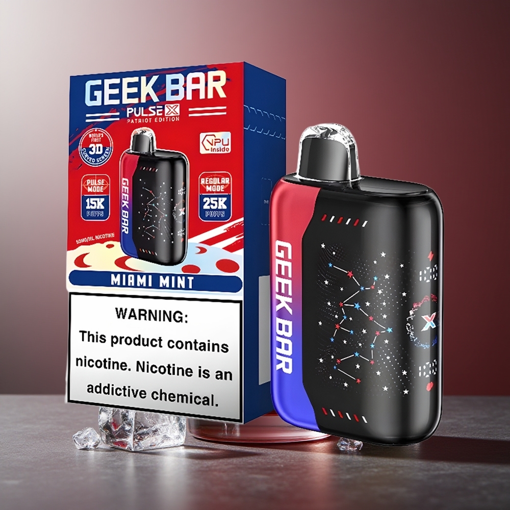 GEEK BAR Pulse X 25000 Pufuri 18mL Patriot Ediție